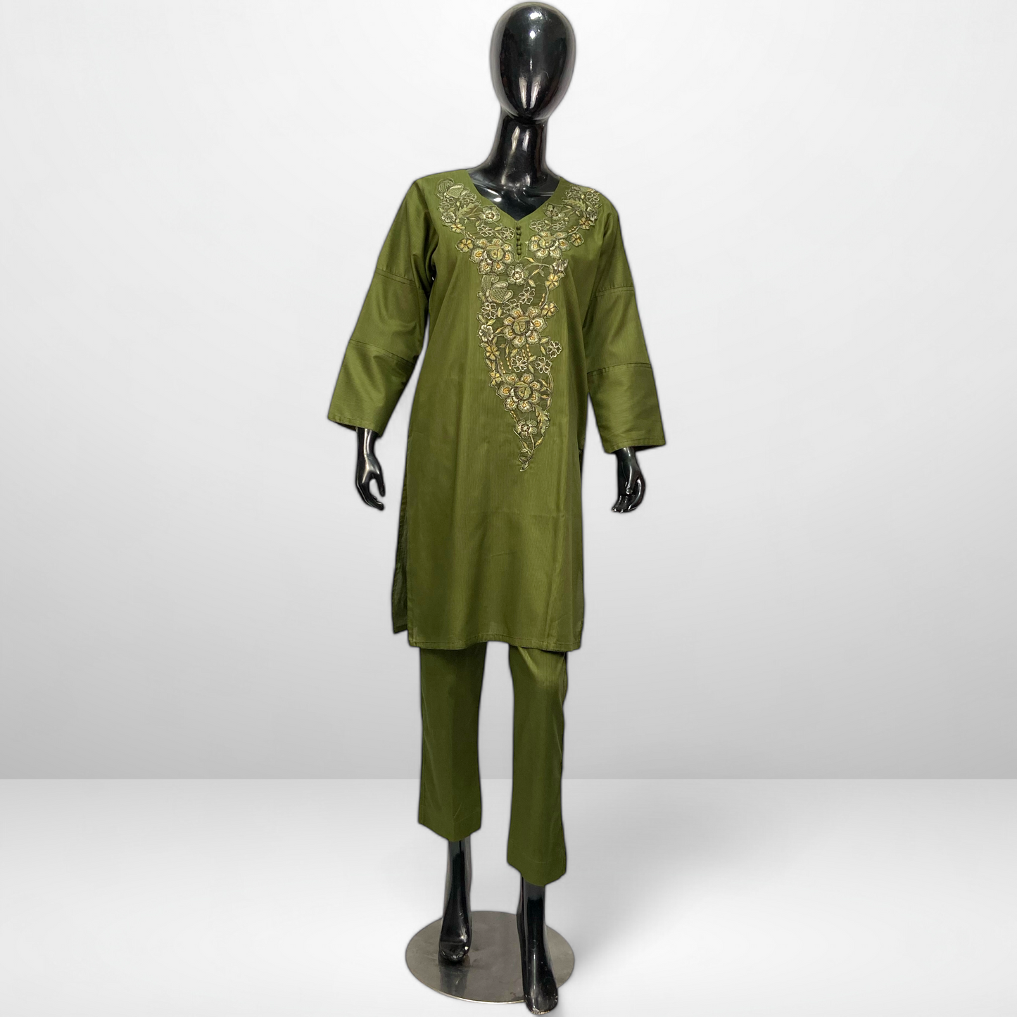 Elegant 2-Piece Lining Cotton Suit – Soft & Stylish Comfort MMG-D-115