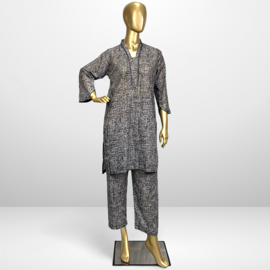 2-Piece Swiss Lawn Suit MMG-D-130