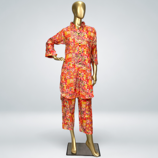 2-Piece Swiss Printed Lawn Suit MMG-D-131