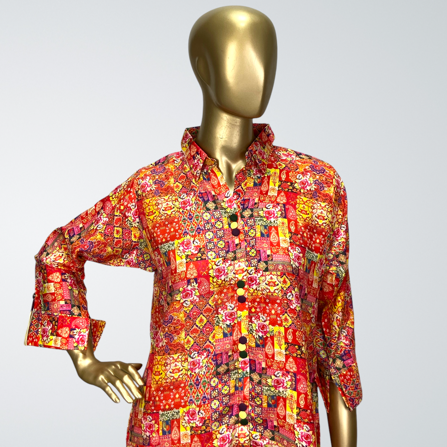 2-Piece Swiss Printed Lawn Suit MMG-D-131