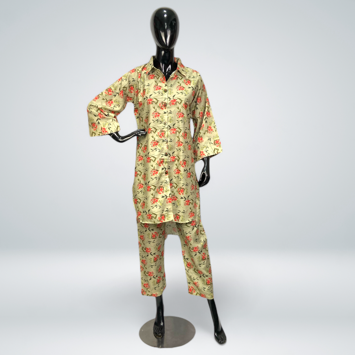 2-Piece Swiss Printed Lawn Suit.MMG-D-137