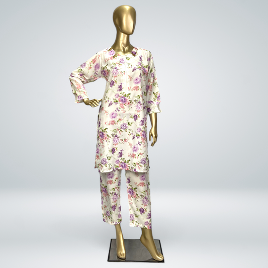 2-Piece Swiss Printed Lawn Suit.MMG-D-141